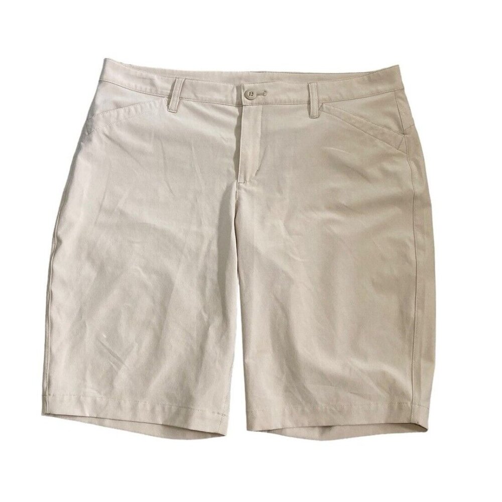 Eddie Bauer Women's Cream Bermuda Shorts